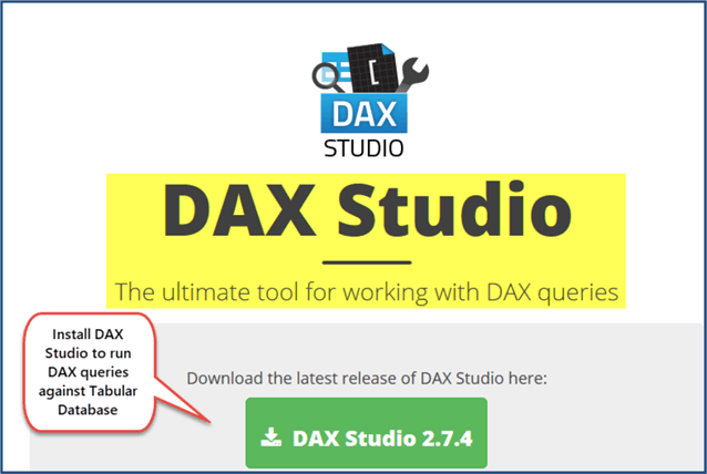 install dax studio
