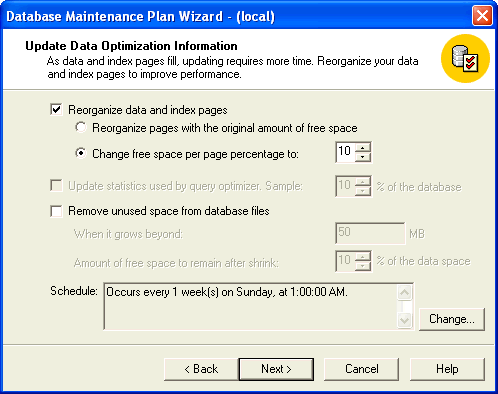 Script Sql Server 2008 Maintenance Plan