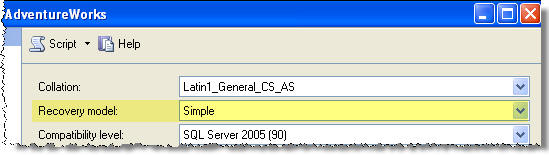Query Recovery Model Sql Server 2000