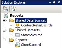 create a new shared data source in a BIDS Report Server project
