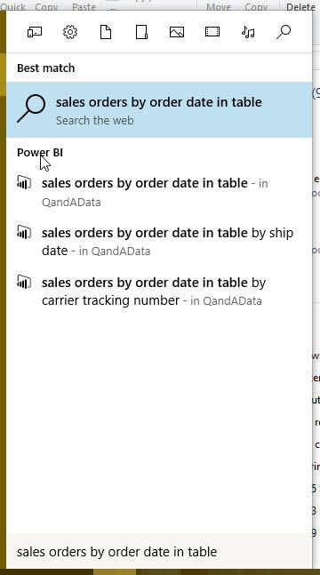 Sales Order Search