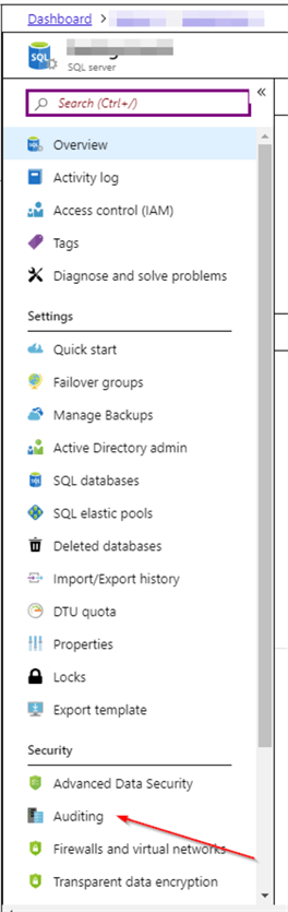 Stop Auditing from the Azure Portal.