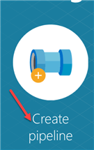 Create Pipeline Step to click create pipeline and open pipeline canvas