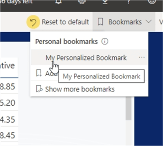 Select Bookmark