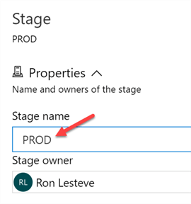 Step to add ADO release pipeline stage name.