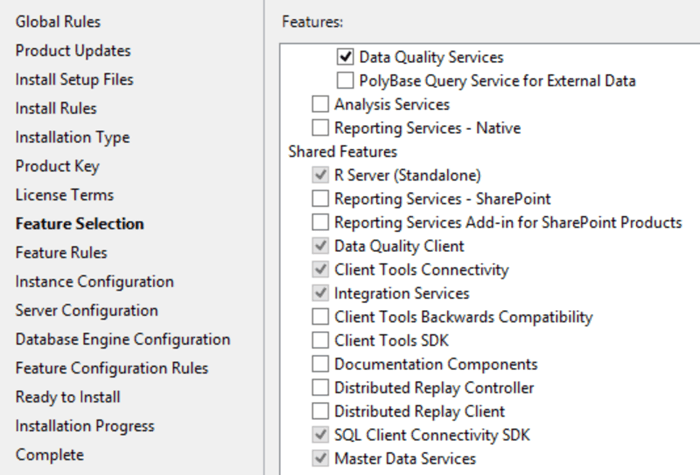 SQL Server MDS Installation Tasks