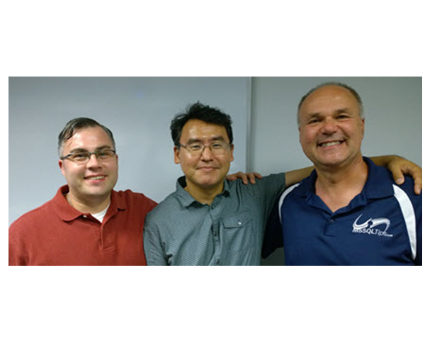 Jeremy Kadlec, Kun Lee and Ray Barley having a gre