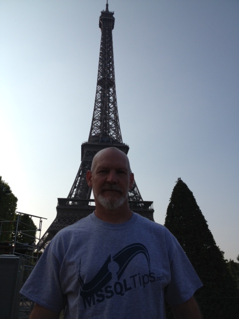 Greg Robidoux on a recent trip to Paris.