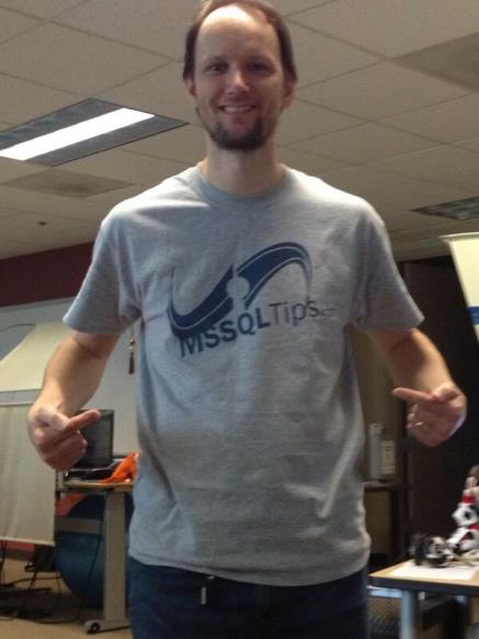 MSSQLTips.com supporter Lance England rockin his 