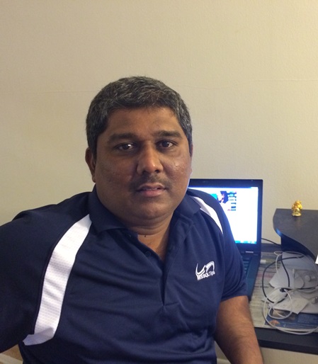 MSSQLTips.com author Murali Krishnan sporting his 