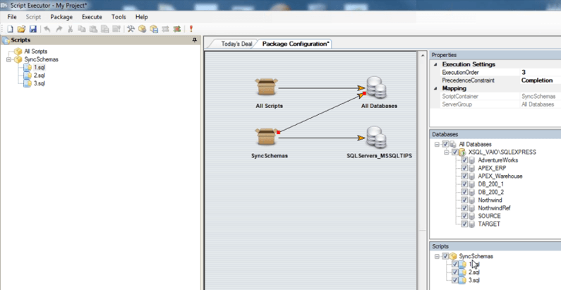 xSQL Script Executor Package Configuration