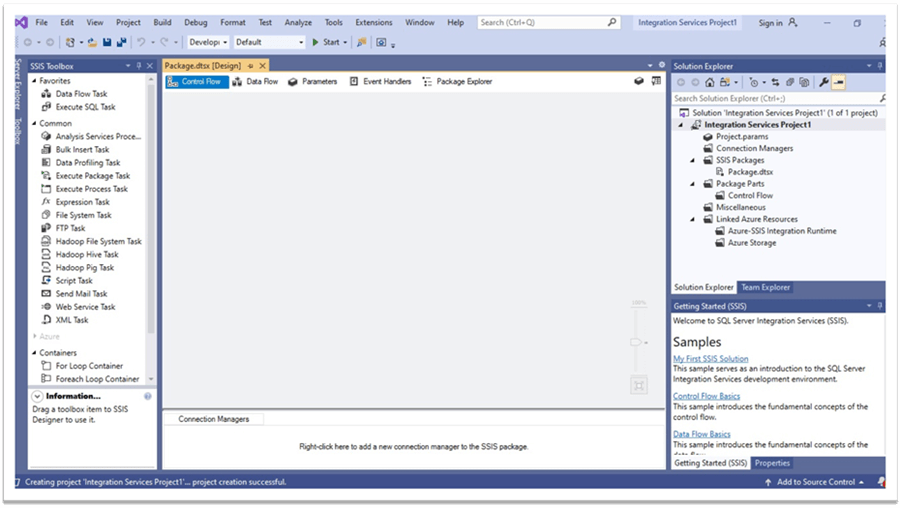 ssis tools for visual studio 2019