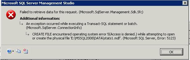 963 supervisor is unable to attach database files