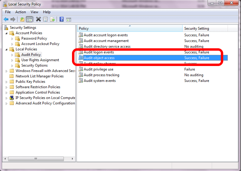 Auditing Critical Windows Files and Folders for SQL Server