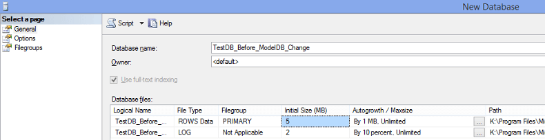 Modifying the SQL Server Model System Database to Customize New ...