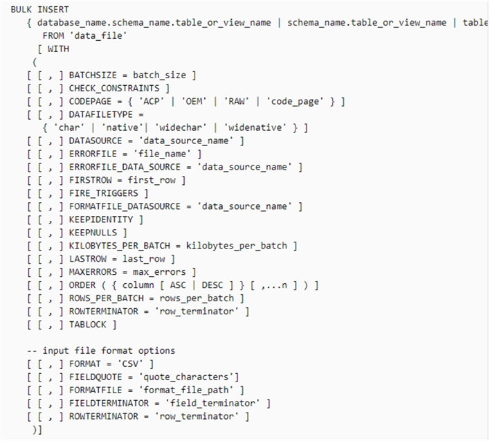 Sql Server Bulk Insert From Table Example Brokeasshome