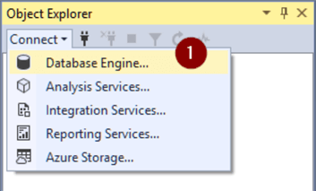 create database in sql server management studio
