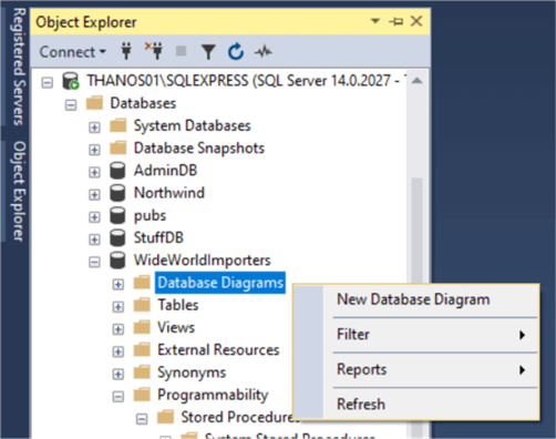 SQL Server Database Diagram Tool in Management Studio