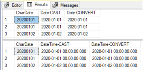 convert string to date sql