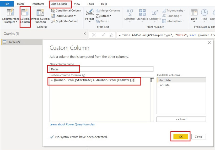 How To Add A Row An Existing Table In Power Bi