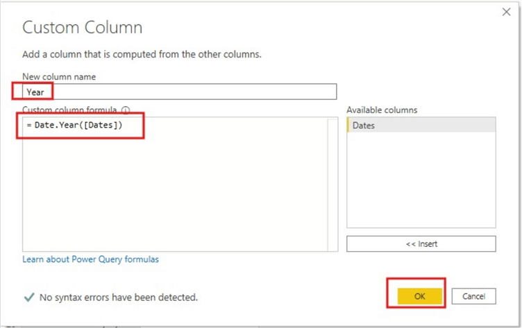 Excel Query Table Column Order Dasebel