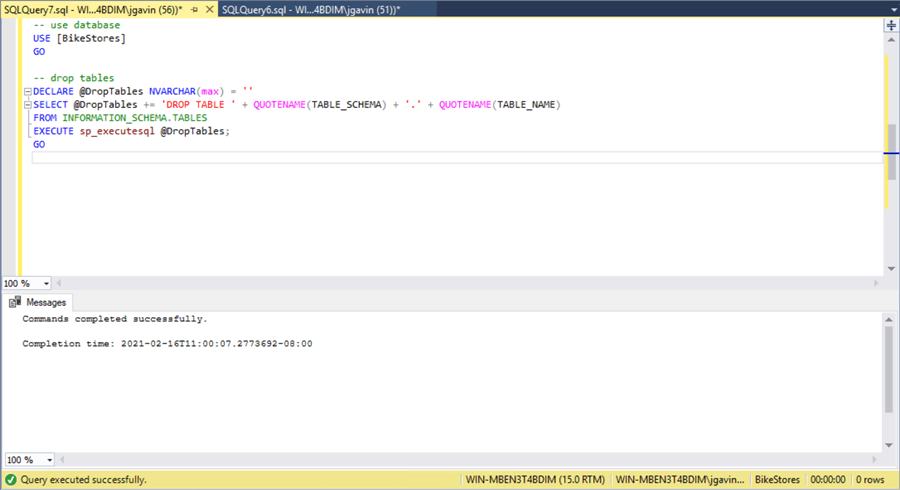  How To Drop All Tables In A Schema Sql Server Brokeasshome