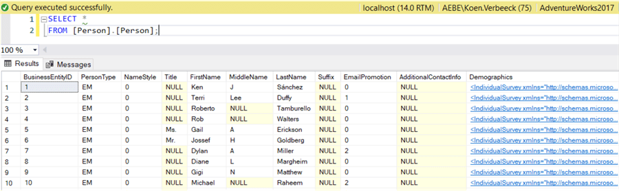 sql select examples