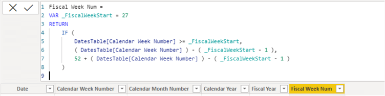 Compute Fiscal Week Calculations with Power BI and DAX