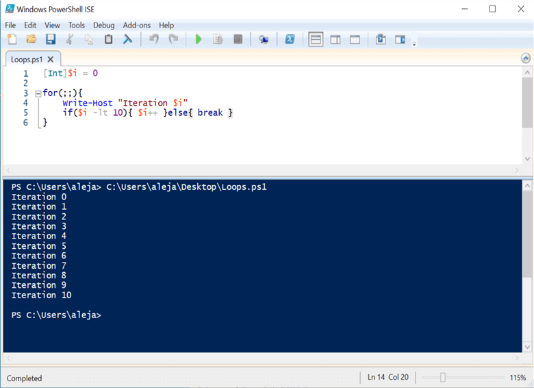 PowerShell Loops FOR FOREACH WHILE DO UNTIL And DO WHILE