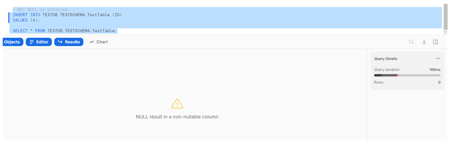 Snowflake Constraints Primary Key Unique Key Foreign Key Not Null