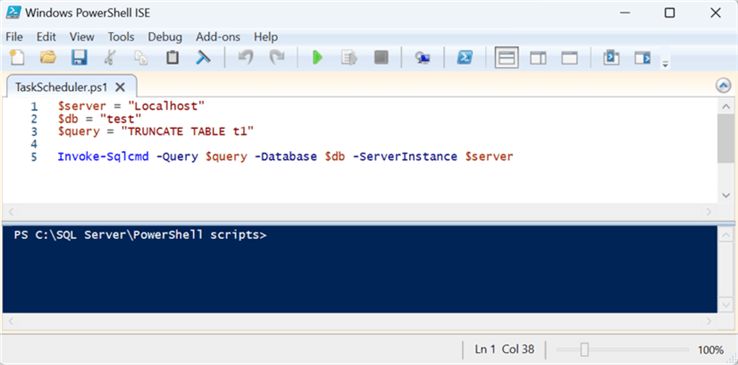 How to Schedule a PowerShell Script
