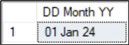 DD Month YY
