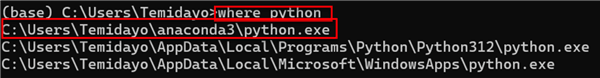 Get Python Path