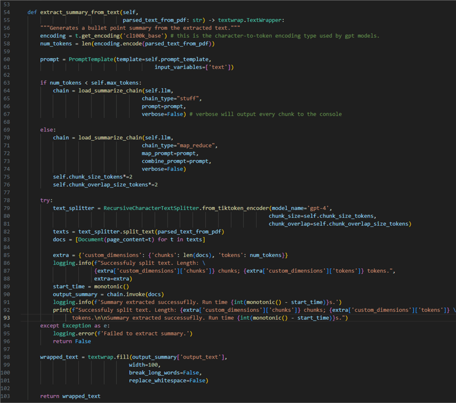 summarization pipeline module