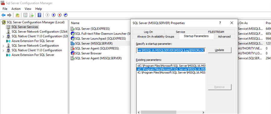 SQL Server Configuration Manager