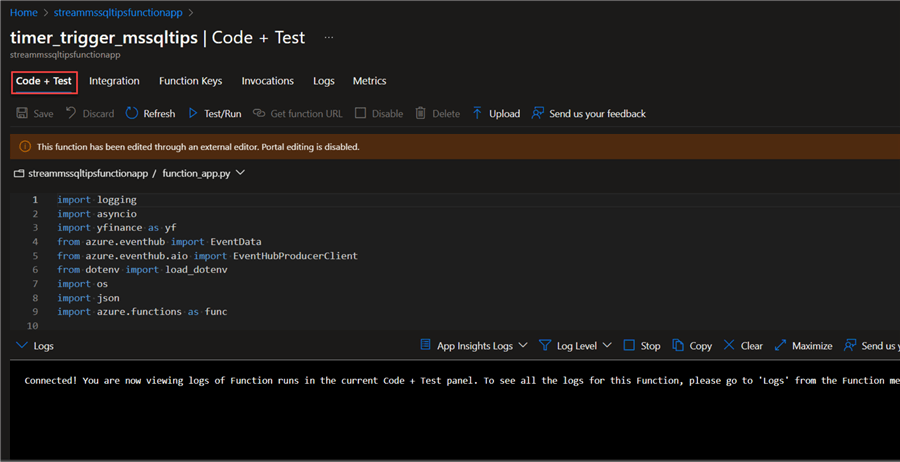 Code + Test