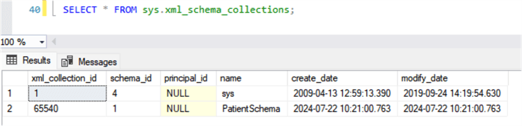 Schema collection