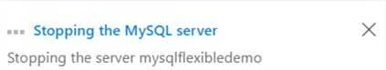 stop server