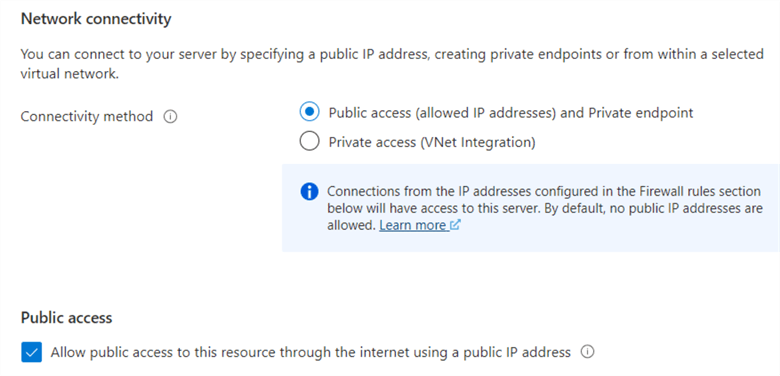 Network Connectivity