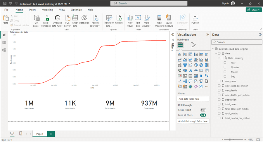 add depth to visual with cards