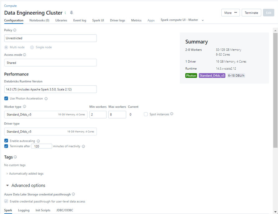 Data Engineering Cluster