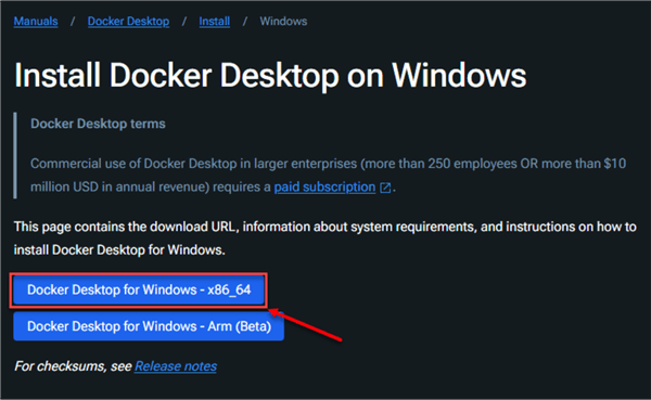 Download Docker