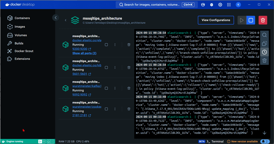 Images in Container