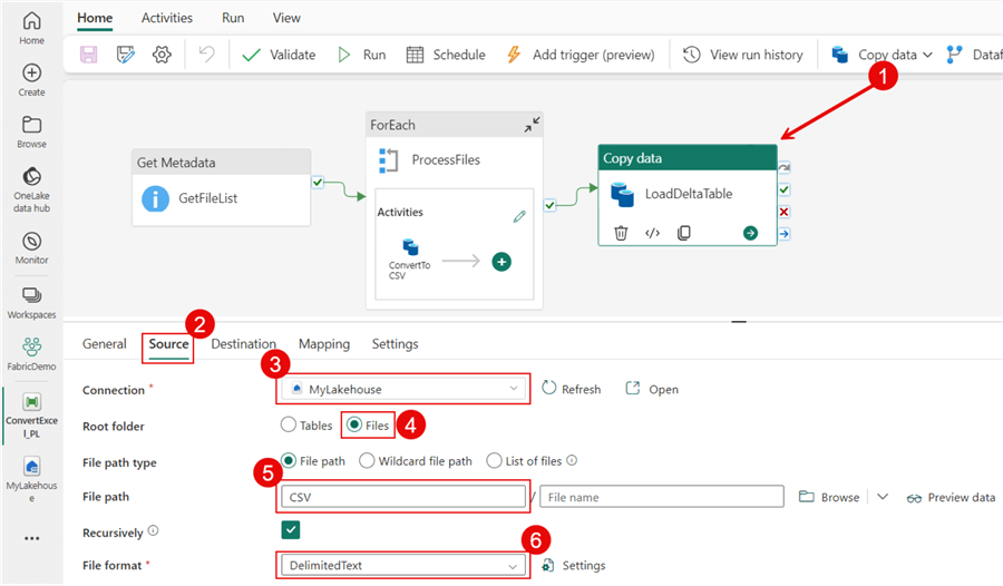 Load Delta Table Source