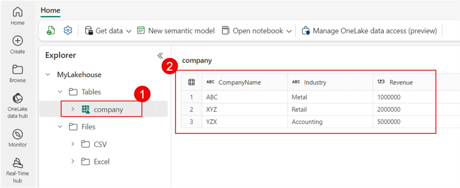 Delta Table Output