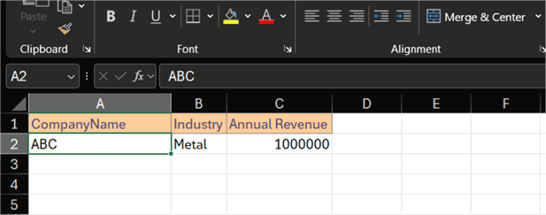 Excel Workbook