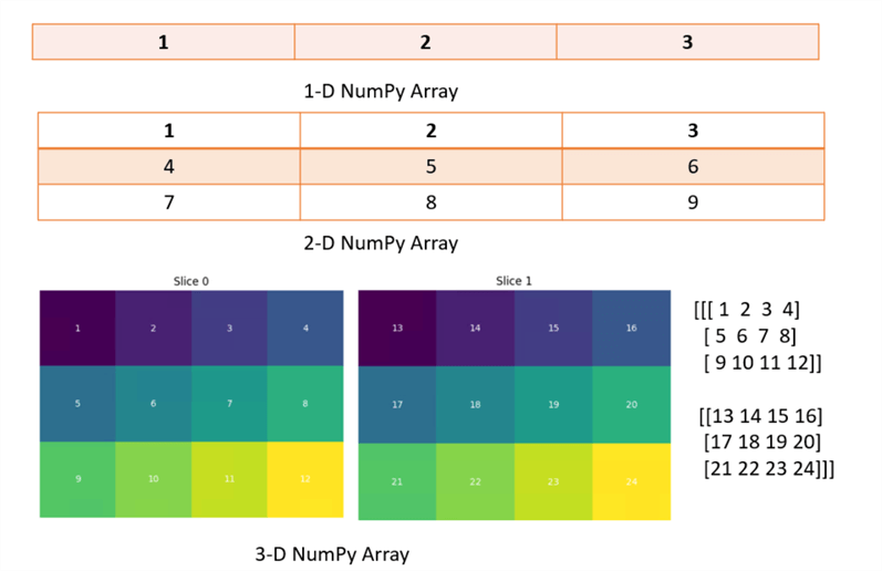 Single and Two-dimensional NumPy Array