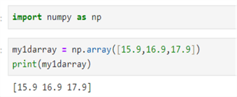 One-dimensional array