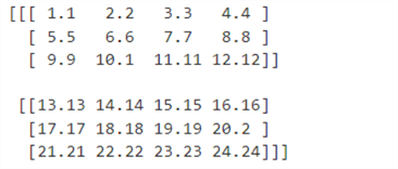 Create a Three-dimensional array