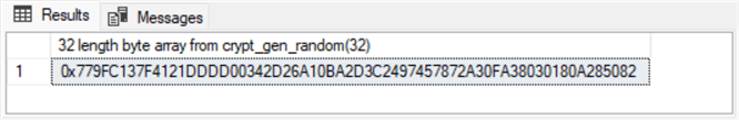 crypt_gen_random function for generating a byte array of 32 bytes 